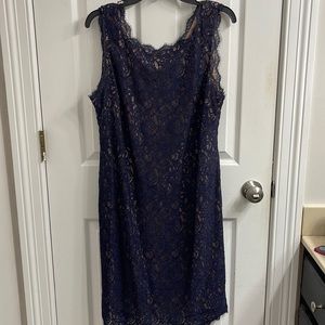Adrianna Papell Navy Dress
